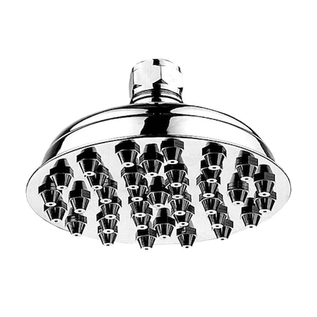 Whitehaus Small Sunflower Rainfall Showerhead W/ 37 Nozzles - Brass Construction WHSM01-6-C